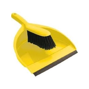 Dustpan & Brush Yellow