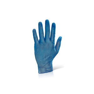 Vinyl Powder Free Glove Blue Medium