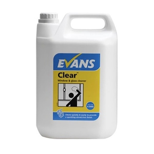 Evans Vanodine Clear Window & Glass Cleaner 5 Litre
