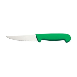Serrated Vegetable Knife Green 4"