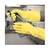 Pura Mediumweight PVC Glove Yellow Small