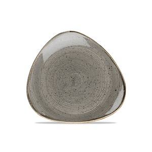 Stonecast Lotus Plate Grey 7"