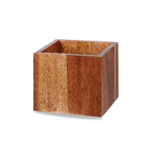 Wood Buffet Cube - Small 4.8" Op Stk 4