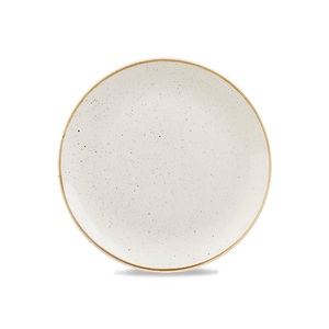Stonecast Coupe Evolve Plate Barley White 12"