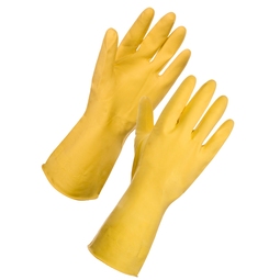 Household Rubber Glove Yellow Large Pack 12