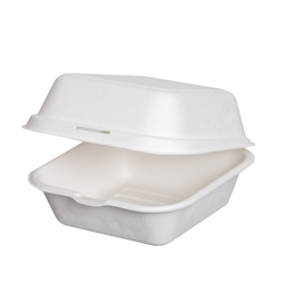 Sustain Bagasse Clamshell Square 6x6"