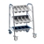 Cutlery Trolley 3 Container Black Frame