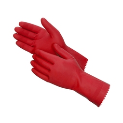 Rubber Household Glove Red Medium