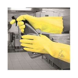 Pura Mediumweight PVC Glove Yellow Small