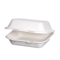 Sustain Bagasse Clamshell Embossed 8x6"