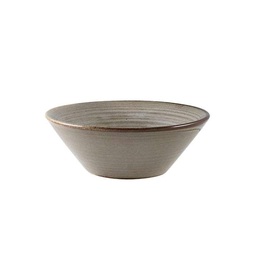 Terra Porcelain Conical Bowl Smoke Grey  14CM