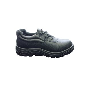 Lace Up Safety Shoe Black Size 6