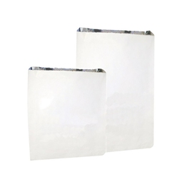 Foil Lined White Paper Bag 7x9x12"