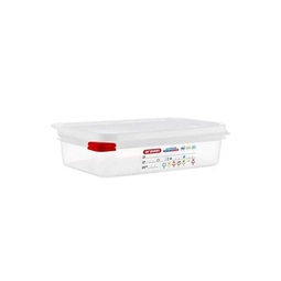 Araven ColourClip Airtight Container With Label Gastronorm 1/4 1.8 Litre