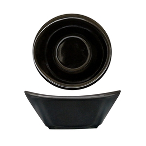 Creme Miniatures Curved Bowl 8.5X3.5CM Black