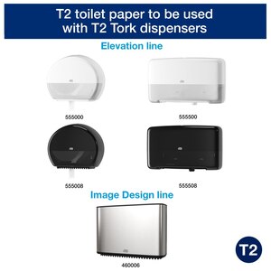 Tork Mini Jumbo Toilet Paper Roll T2 White 170M
