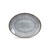 Studio Prints Homespun Orbit Oval Coupe Plate Stone Grey 10 5/8"