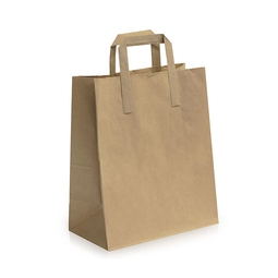 Paper Carrier Bag Brown 8.5x13x10"