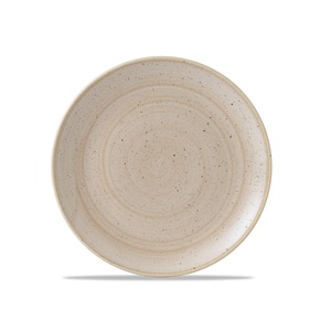 Stonecast Evolve Coupe Plate Nutmeg Cream 11.25"