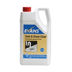 Evans Vanodine Sink & Drain Clear 2.5 Litre