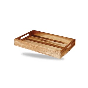 Wood Large Rectangle Crate 38x24x4.8CM
