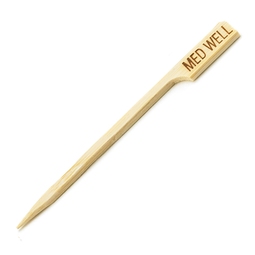 Bamboo Paddle Pick "MEDWELL" 3.5"