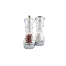 Acrylic Pepper Mill & Salt Shaker Set