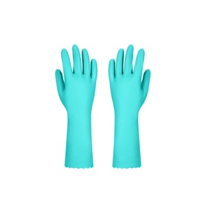 Latex Free Household Gloves Green Medium