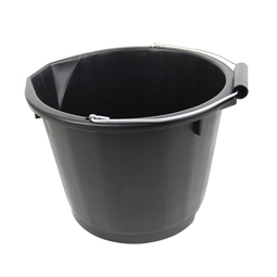 Industrial Bucket Black 15 Litre