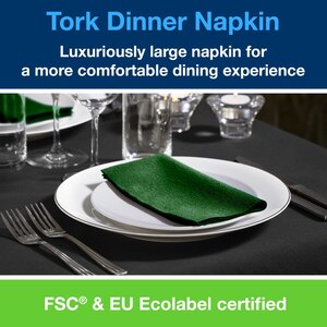 Tork Dinner Napkin 2Ply Dark Green 39CM