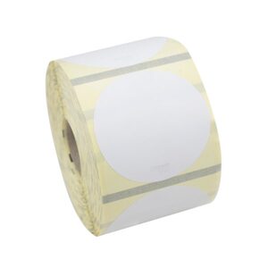 Removable Circle Blank DCG Label 50MM Roll 1500
