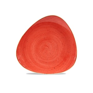 Stonecast Lotus Plate Berry Red 9"