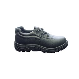 Lace Up Safety Shoe Black Size 7