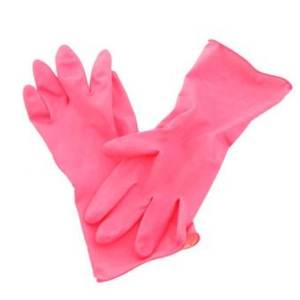 Rubber Household Glove Pink Medium