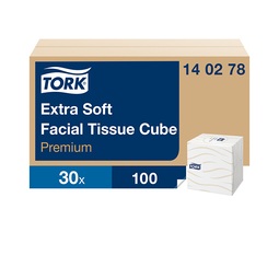 TORK 2 Ply Facial Tissue Cube 100 Sheet