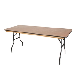 Plywood Table Rectangle 6 Foot