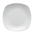 Superwhite Rounded Square Plate 21CM
