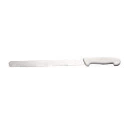 Serrated Carving Knife White 12"