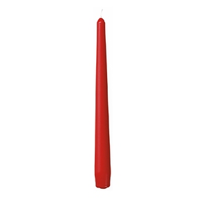 Tapered Dinner Candles Red 25CM