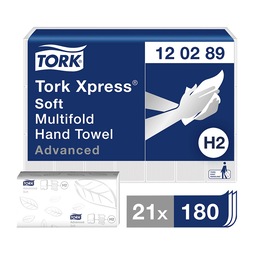 TORK Xpress Soft Multifold Hand Towels White 150 Sheet