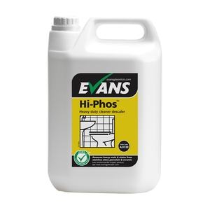 Evans Vanodine HI-PHOS Heavy Duty Washroom & Toilet Cleaner 5 Litre (Case 2)