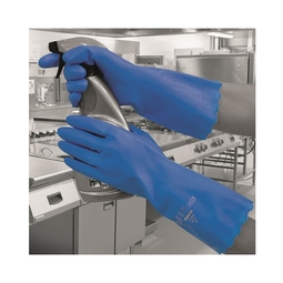 Pura Mediumweight PVC Glove Blue Extra Large