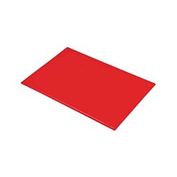 Prepara Chopping Board Poly Red 45x30x1.2CM