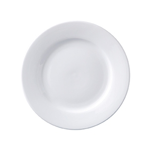 Superwhite Winged Plate 23CM Pack 6