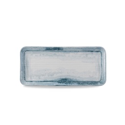 Finca Limestone Organic Coupe Rectangle Platter 13 3/4x6 1/4"