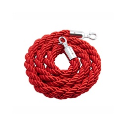 Barrier Rope Red & Chrome 1.5M