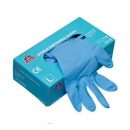 Powder Free Robust Nitrile Gloves Blue Extra Large