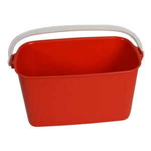 Oblong Red Bucket 9 Litre
