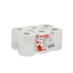 6222 Wypall White Hygiene Wiping Sheets
