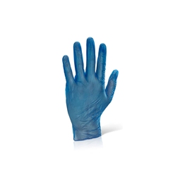 KeepClean Vinyl Gloves Blue Large